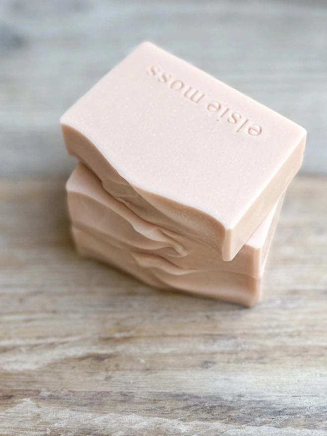 Wild Rose natural soap bar