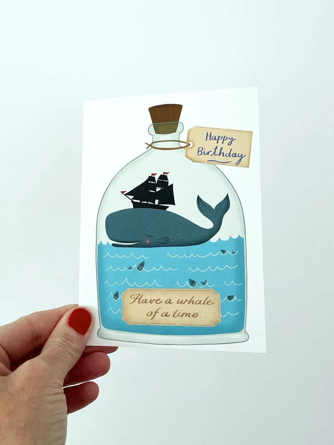 Whale of a Time Birthday Card