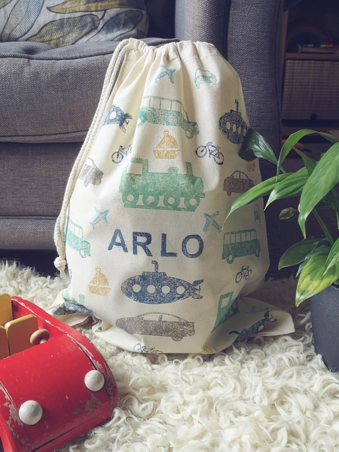 Personalised Toy Sack