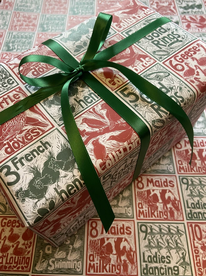 Kate Guy Prints Christmas Wrapping Paper