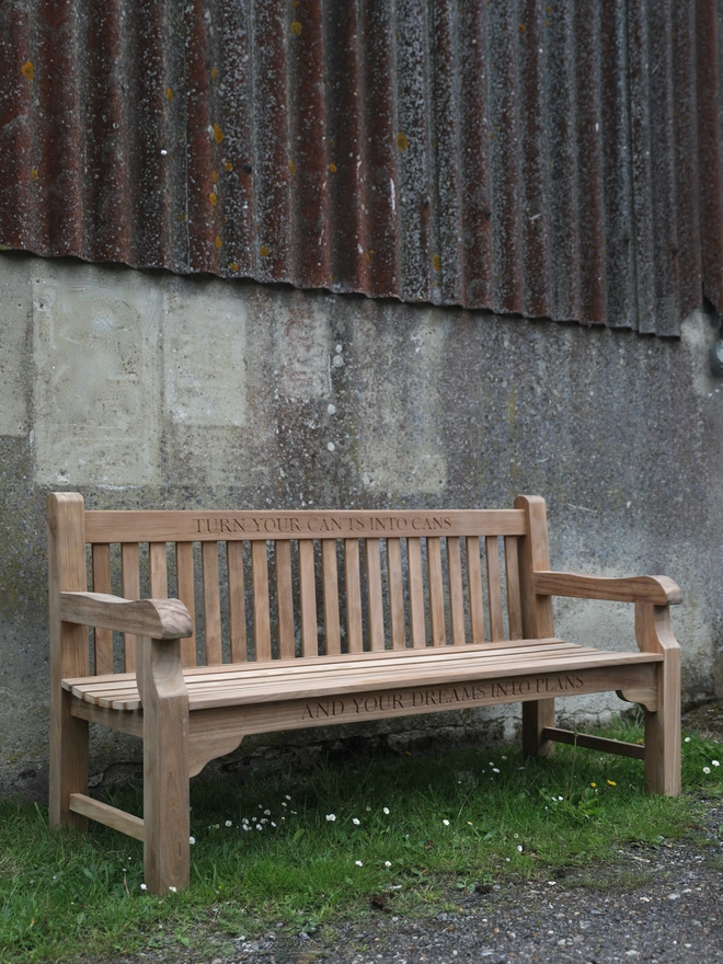 Life Quote Bench