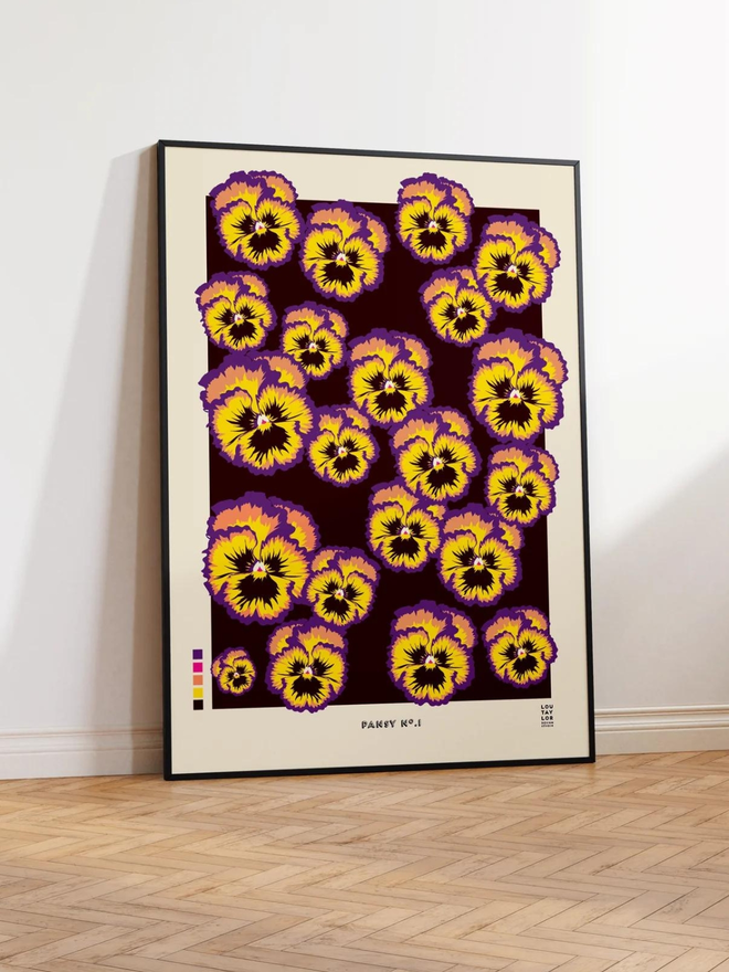 pansy Giclee print