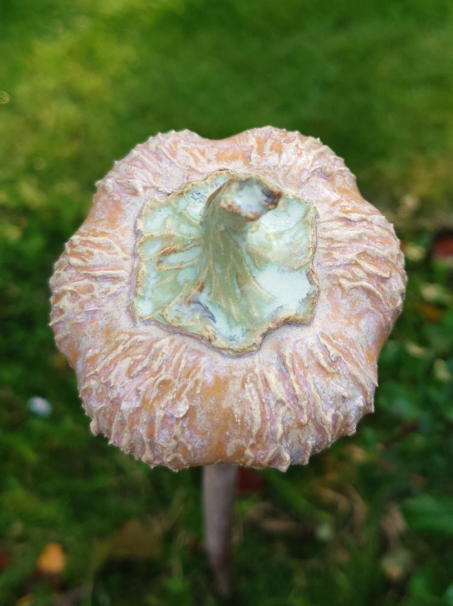 Pumpkin cane topper home decor