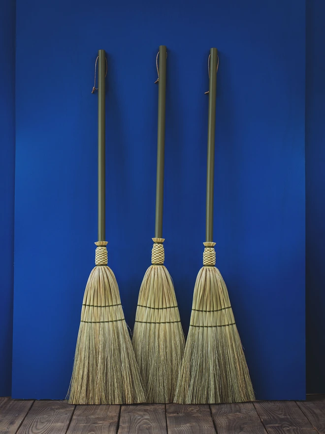 Handmade farmhouse broom