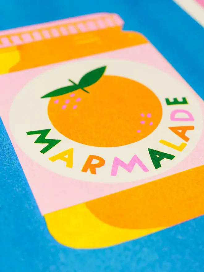 Marmalade Risograph Print