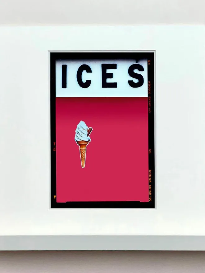 'ICES', Raspberry, Bexhill on Sea, Colourful Artwork