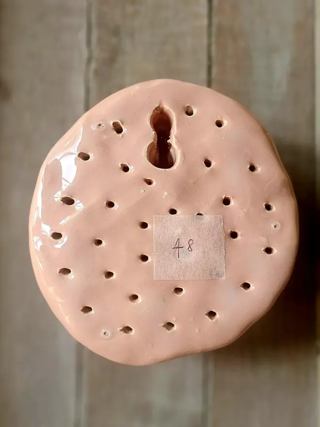 melon pink peach orange salmon wall decor ceramic flowers pottery sculpture art 3d everlasting flowers gift for ceramic lovers collectors