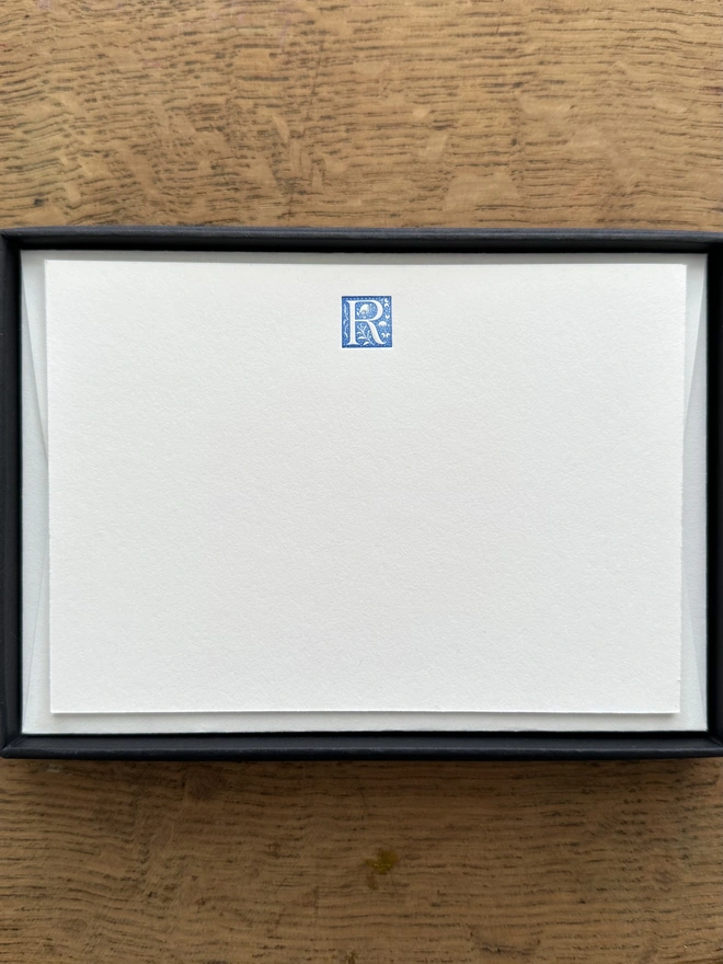 Initials Correspondence Cards Set Box