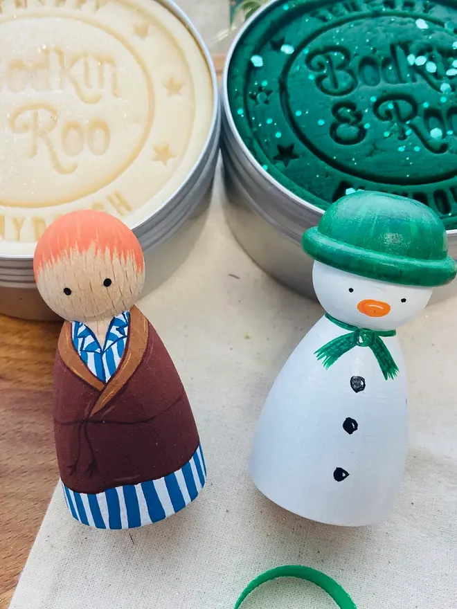 Snowman Playdough Set