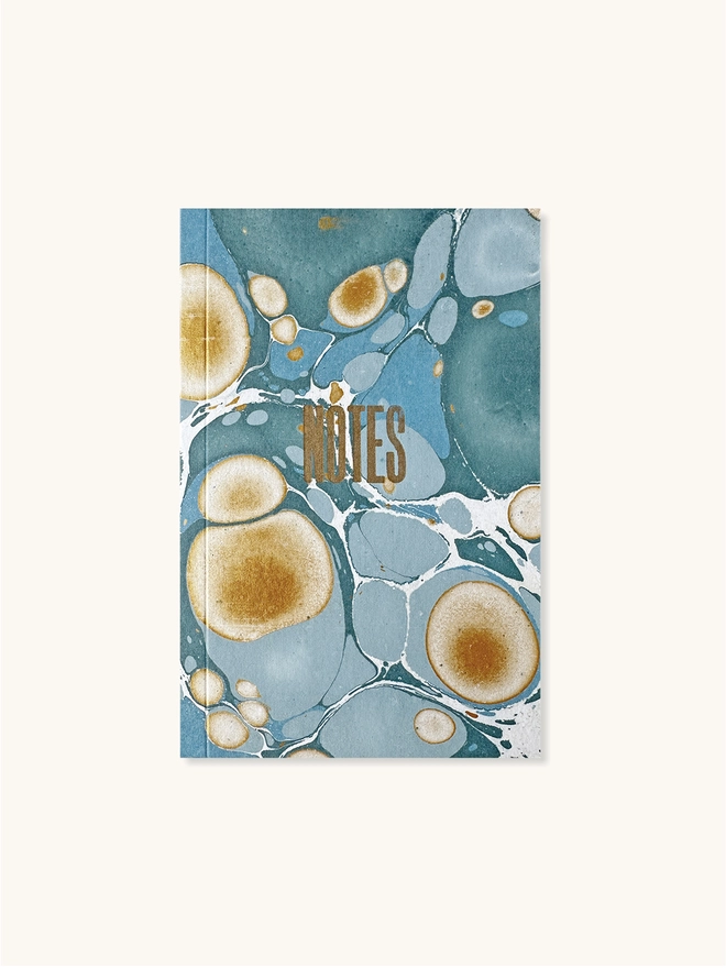 Sea Green marble notebook