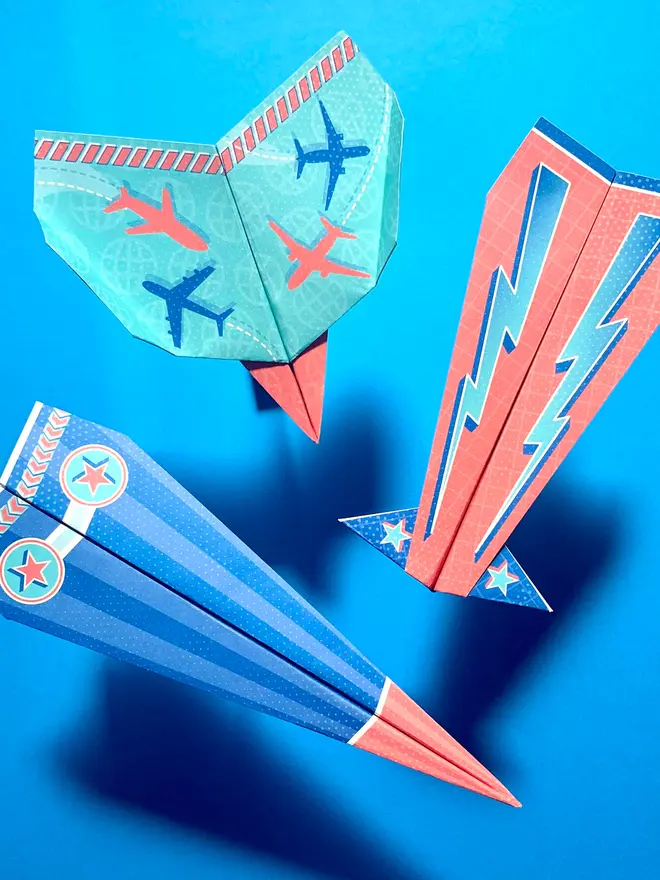 Origami Paper Plane Challenge Kit: STEM Craft Project