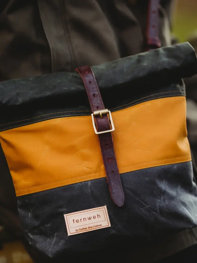 mini rolltop crossbody bag