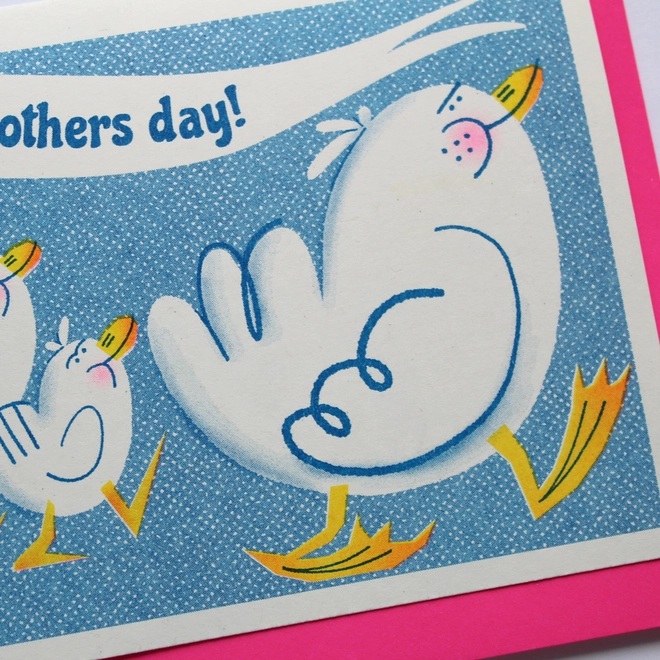 'Happy Mothers Day' A6 Mothers Day Duck Card