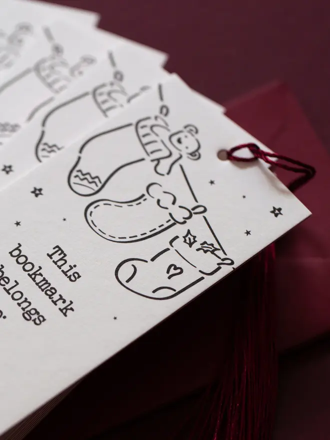 christmas bookmark making kit