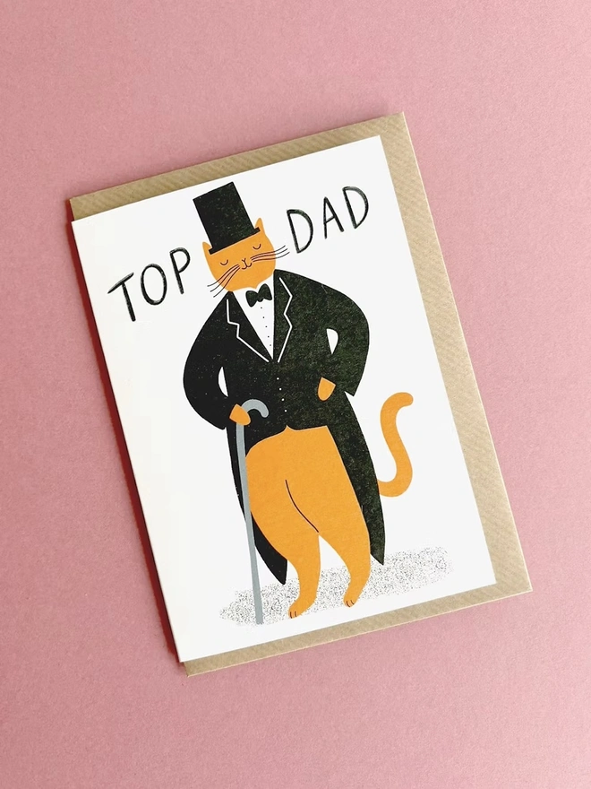 'Top Dad' Father's Day Card