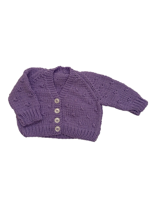 blank Baby Cardigans on white background