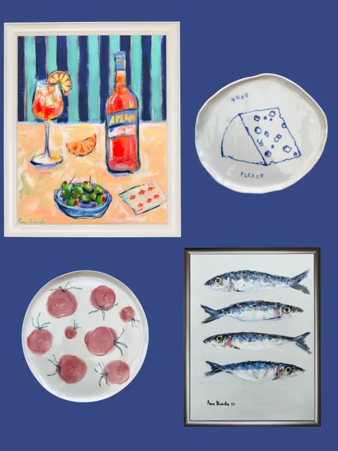 Mara Wanda dining room art