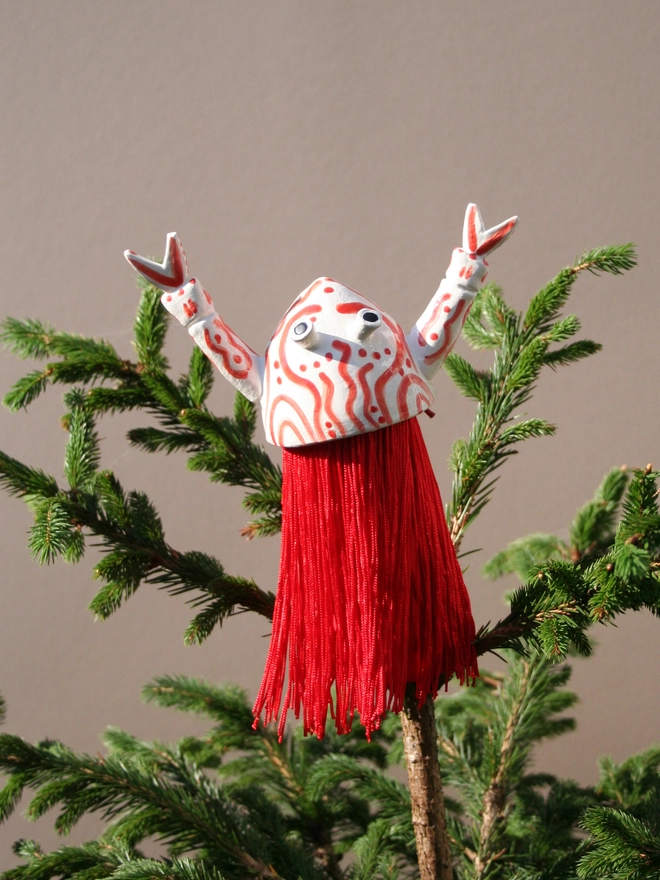 Lobster Christmas tree topper 