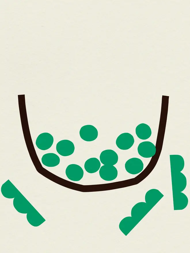 'Edamame' Print