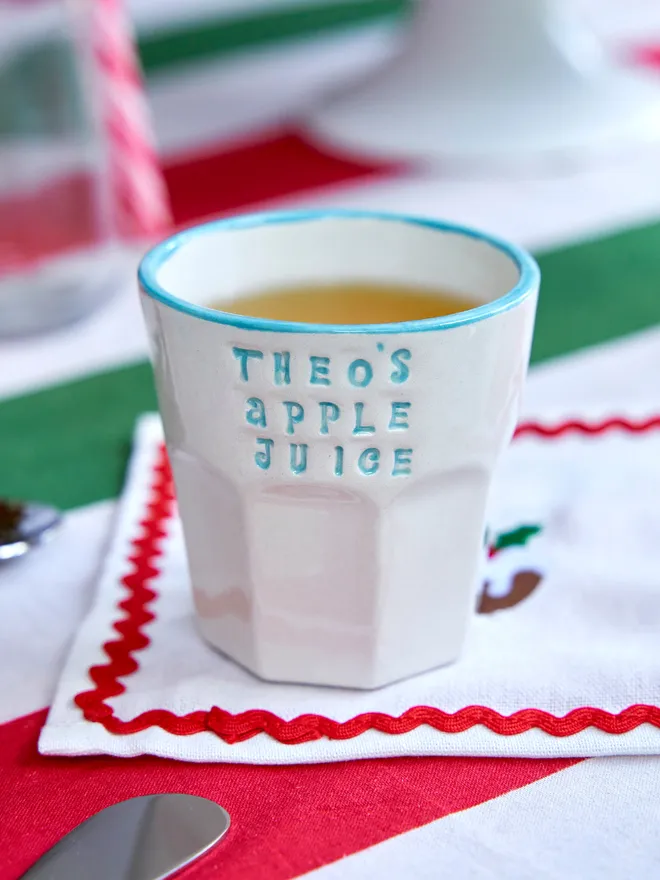 Apple juice tumbler