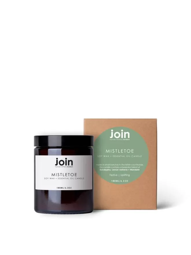Mistletoe - Join Luxury Soy Wax & Essential Oil Candle