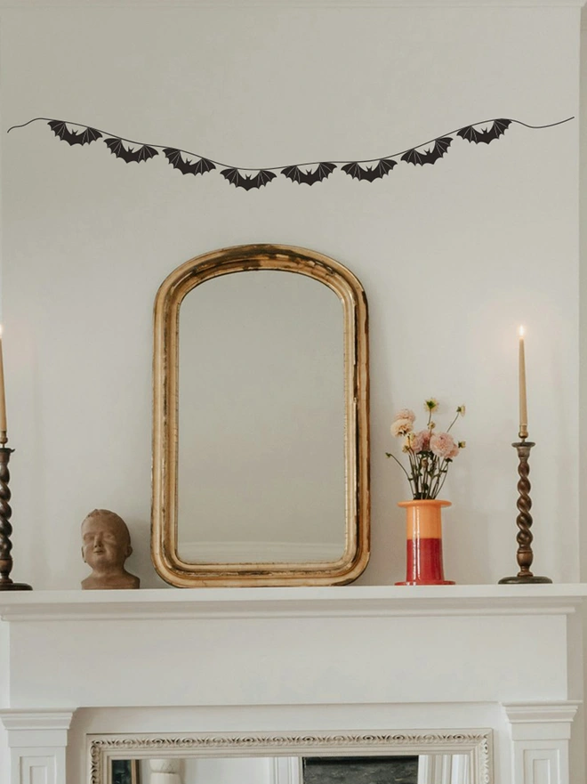 bat halloween decoration wall sticker