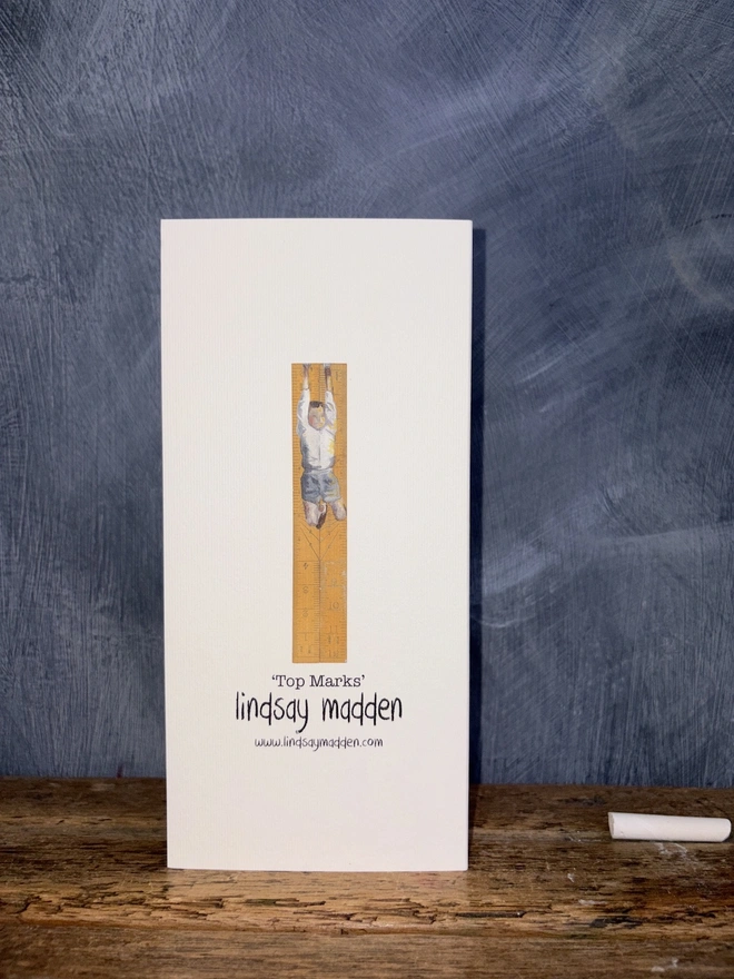 Top Marks Greetings card