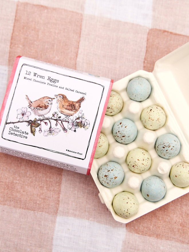 Wren chocolate eggs