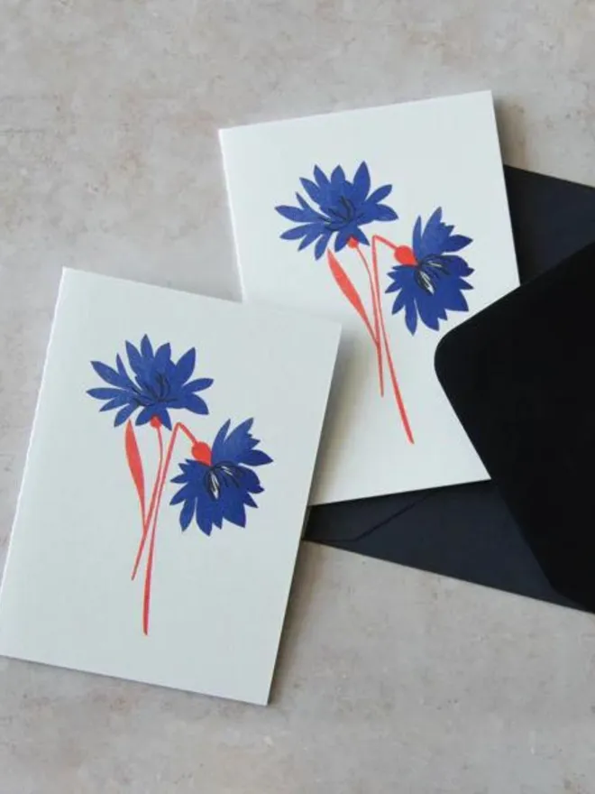 Cornflower Mini Card