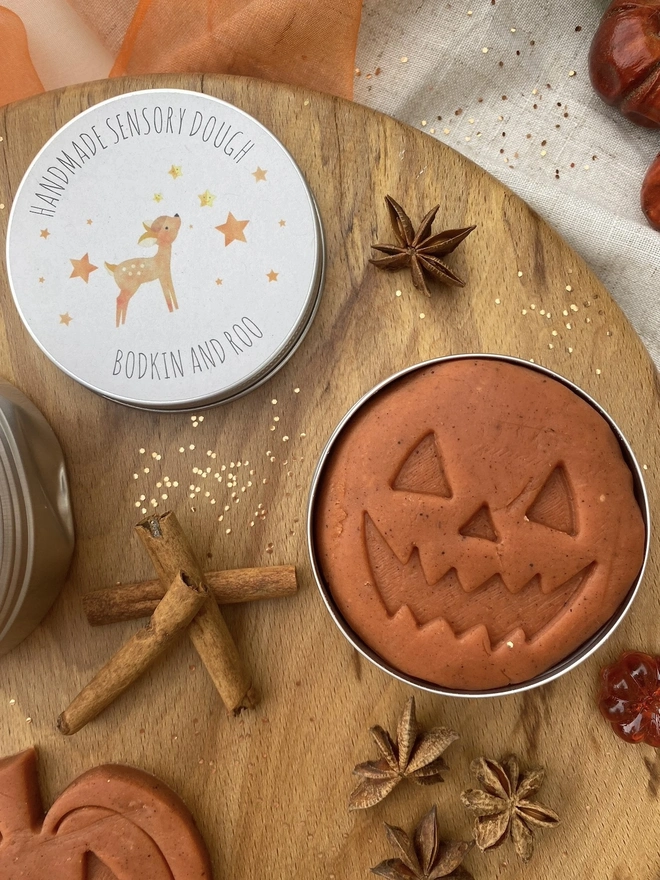 Pumpkin Spice Play Dough