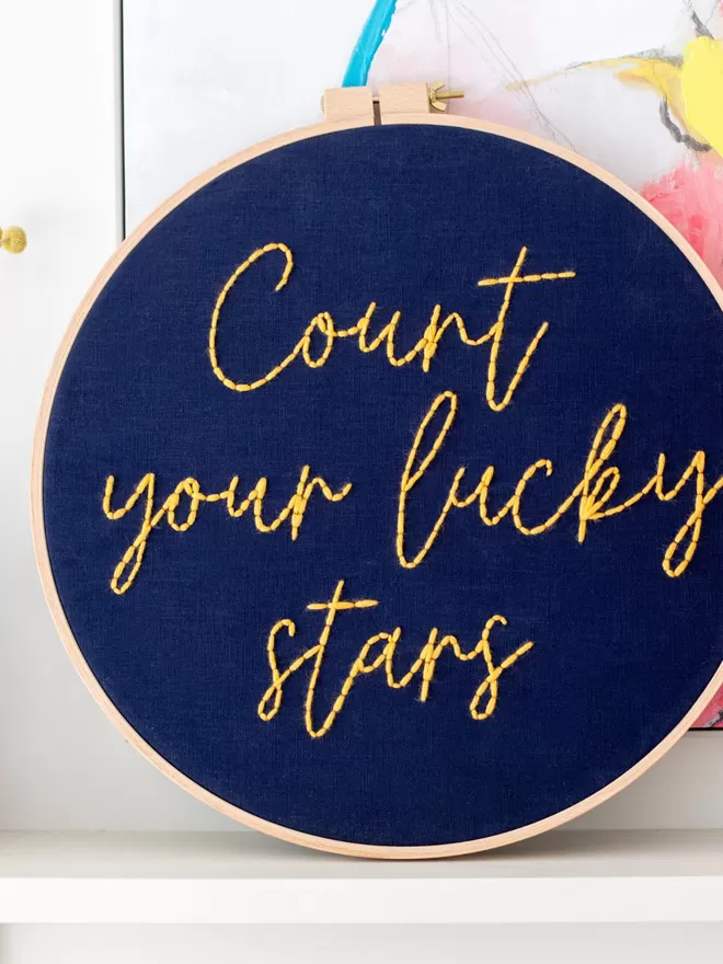 Count your lucky stars giant hoop