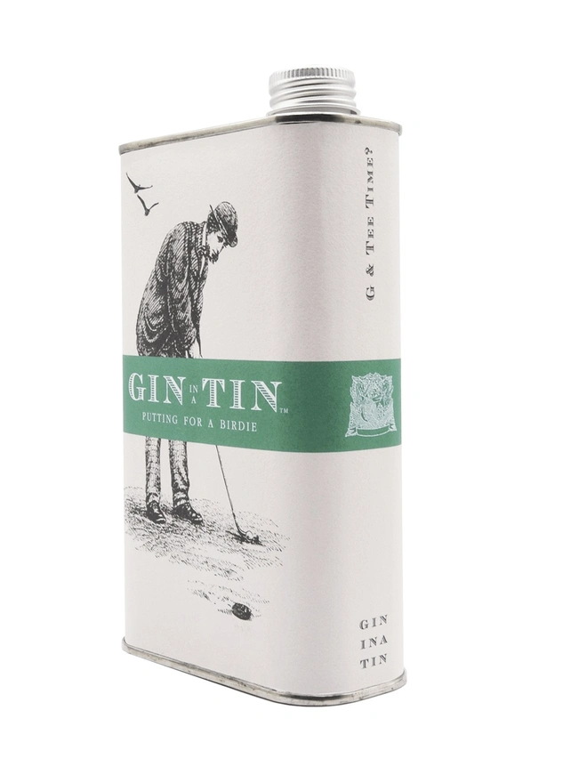 Putting For A Birdie Gin In A Tin