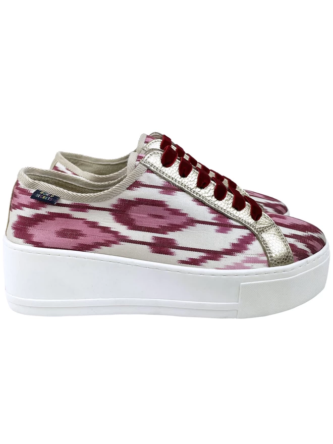 Ikat Silk Trainers