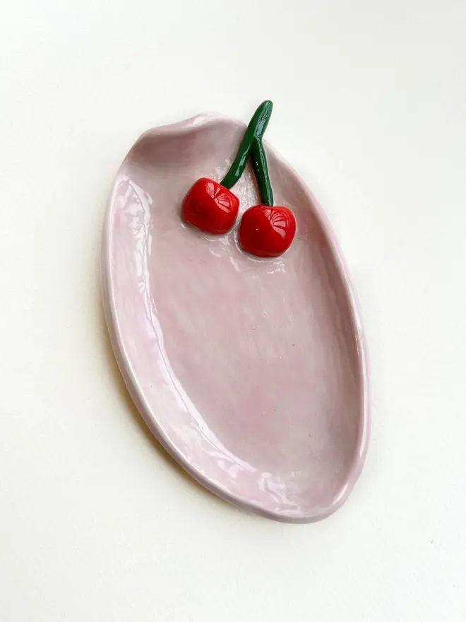 Cherries Dish Oval