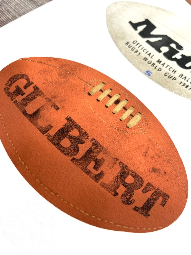 Rugby-Limited Edition Giclee Print