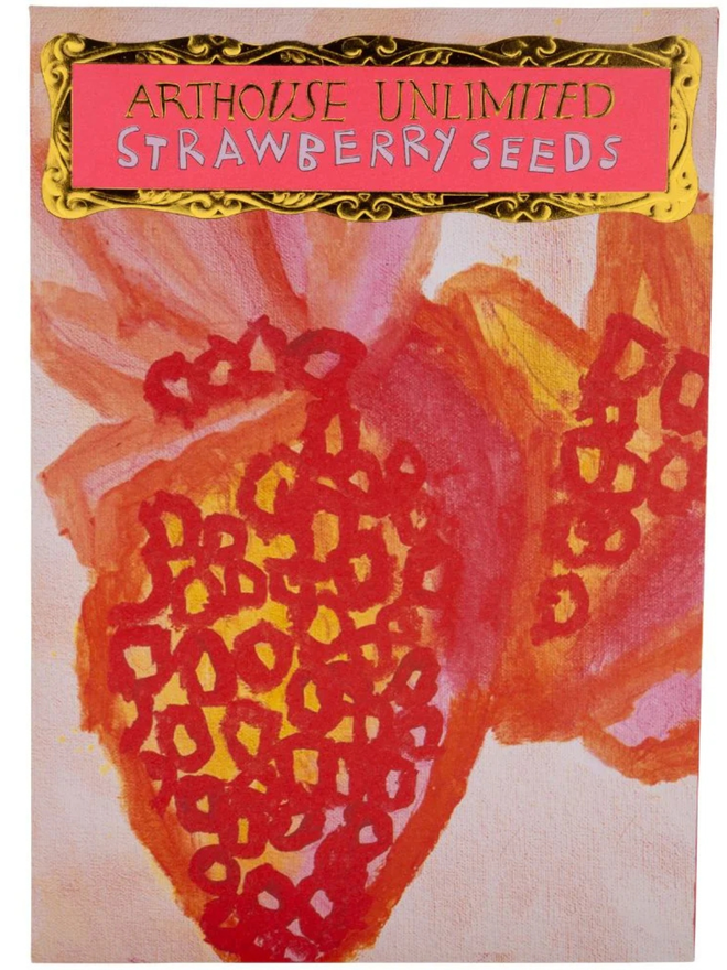 Strawberry seed packet