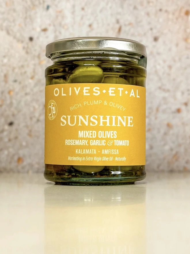 Sunshine Rosemary & Garlic Whole Olives