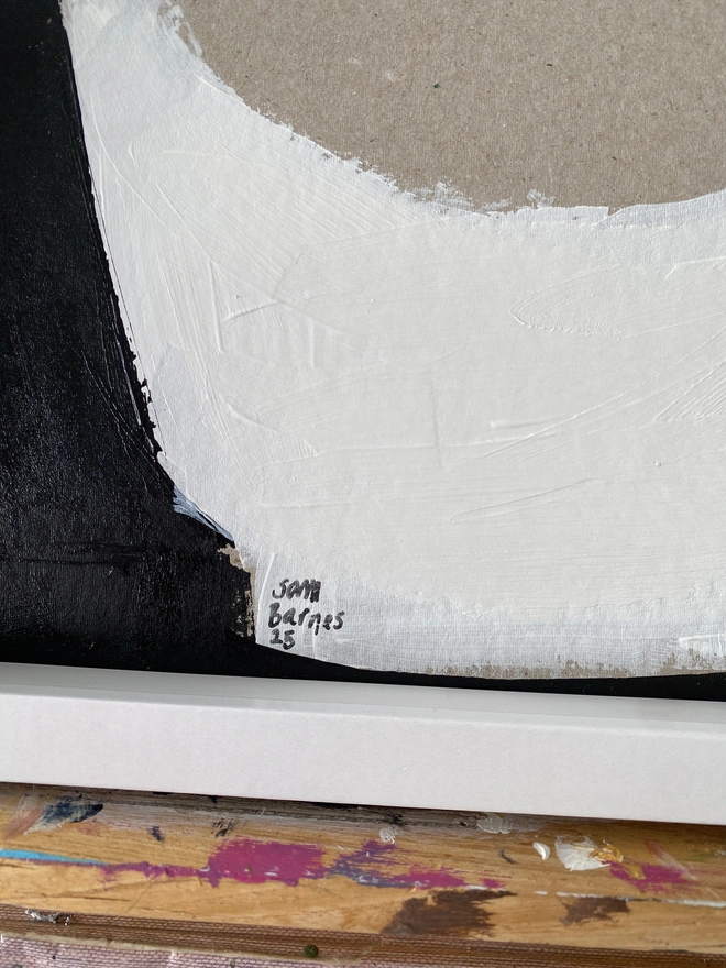 'White Bowl' Original Painting by Samantha Barnes
