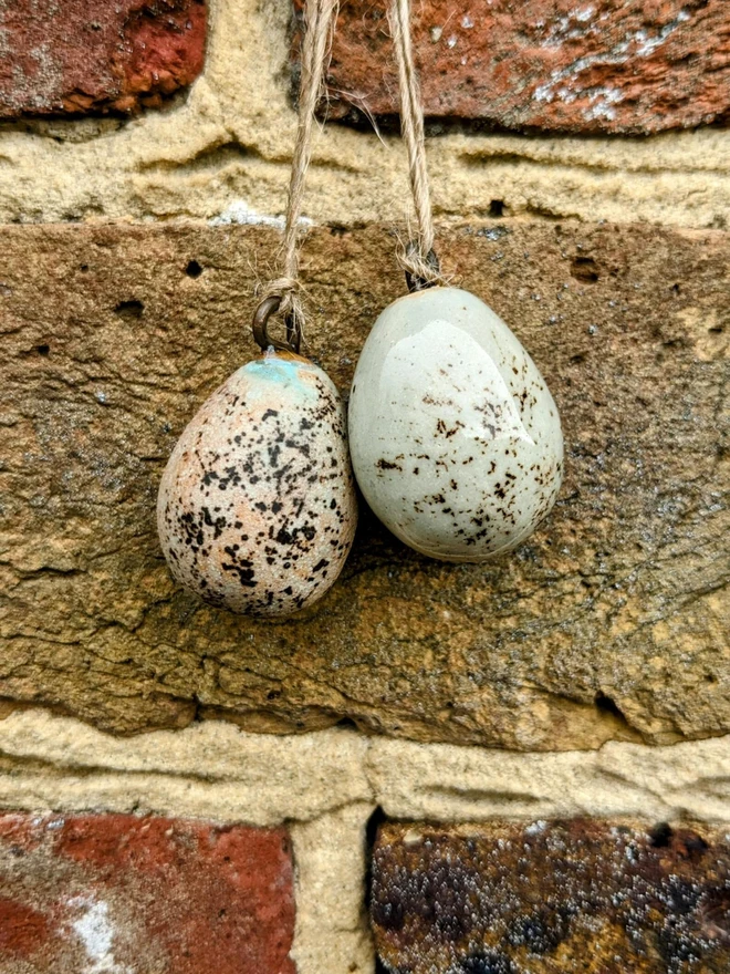 Ceramic Eggs (Clutch Of 4)