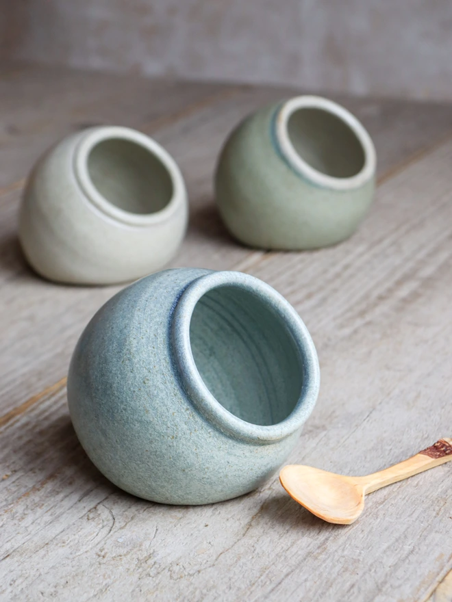 Handmade Ceramic Salt Pig