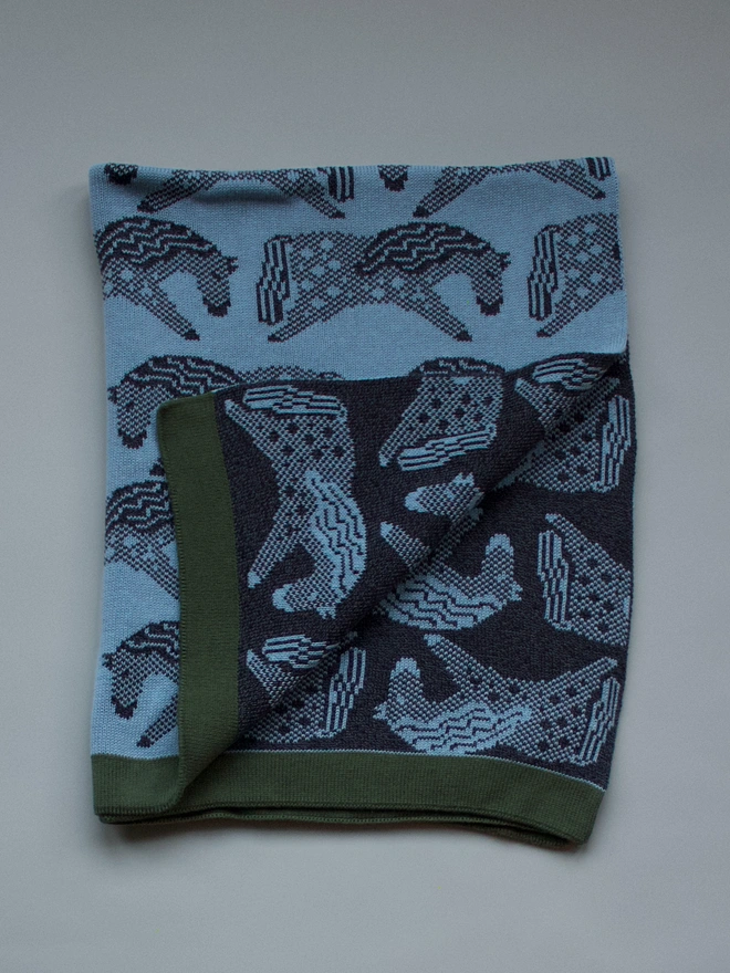 Blue Horse Blanket