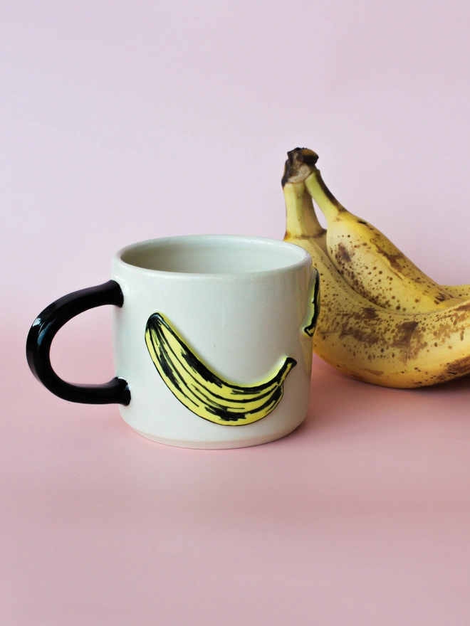 Handmade Ceramic Banana Mug 