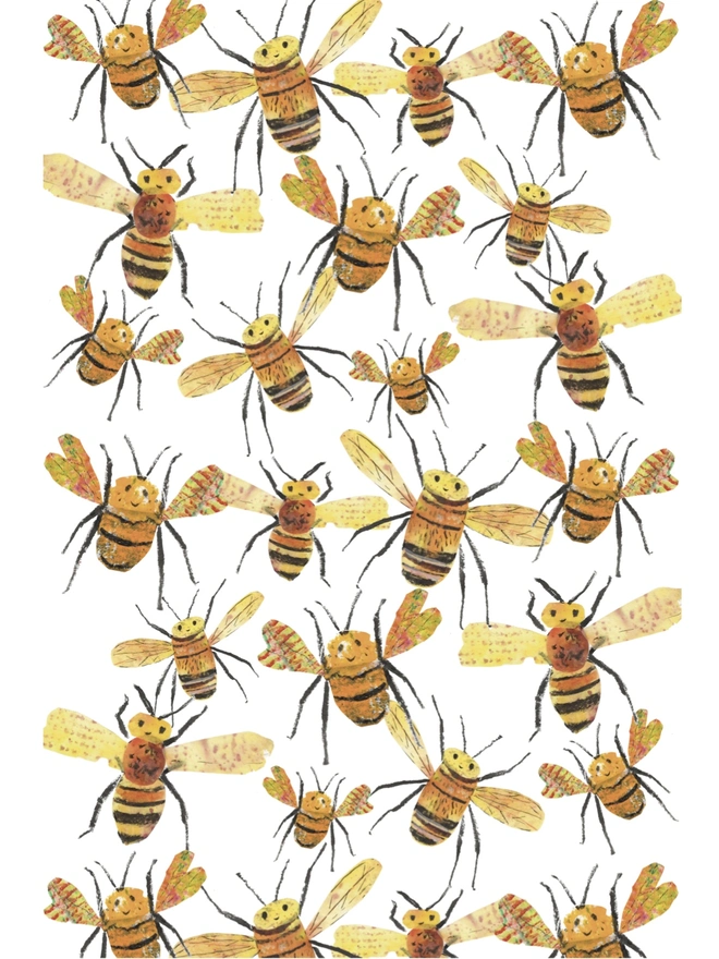 Bee-ing Together Tea Towel.  Repeat Pattern
Sarah Millin
