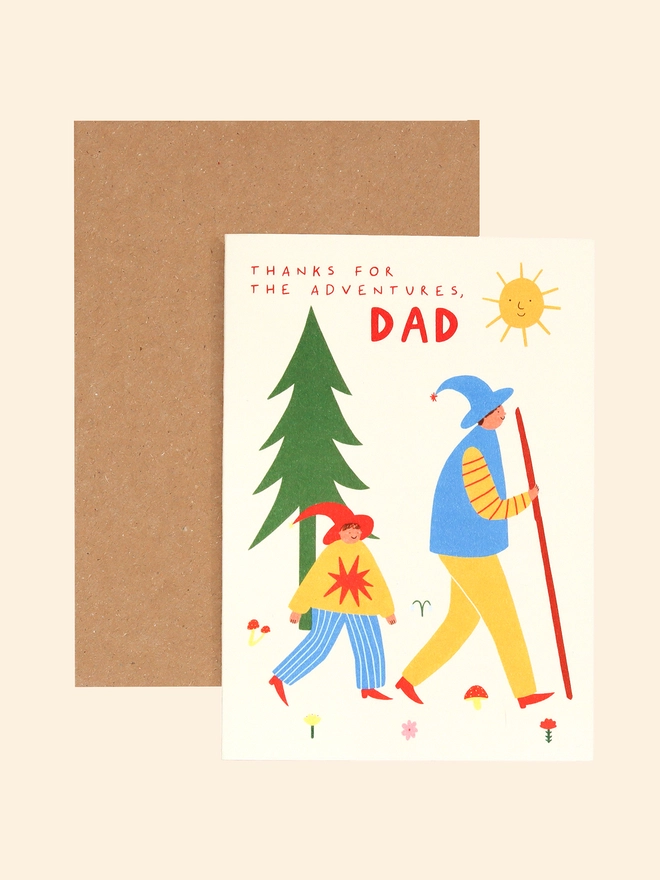 'Thanks For The Adventures, Dad' Father's Card