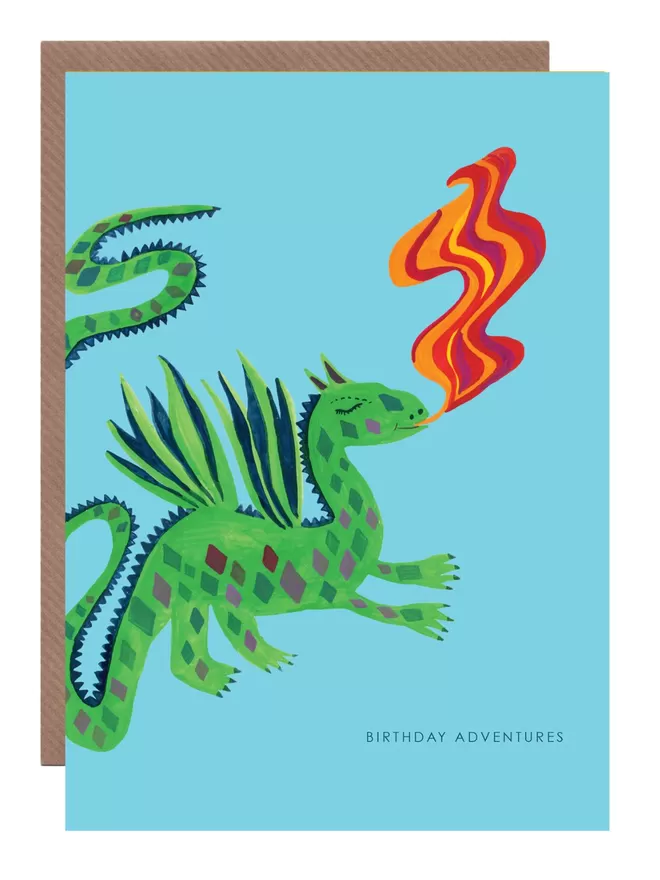 Chameleon Cheers Birthday Card