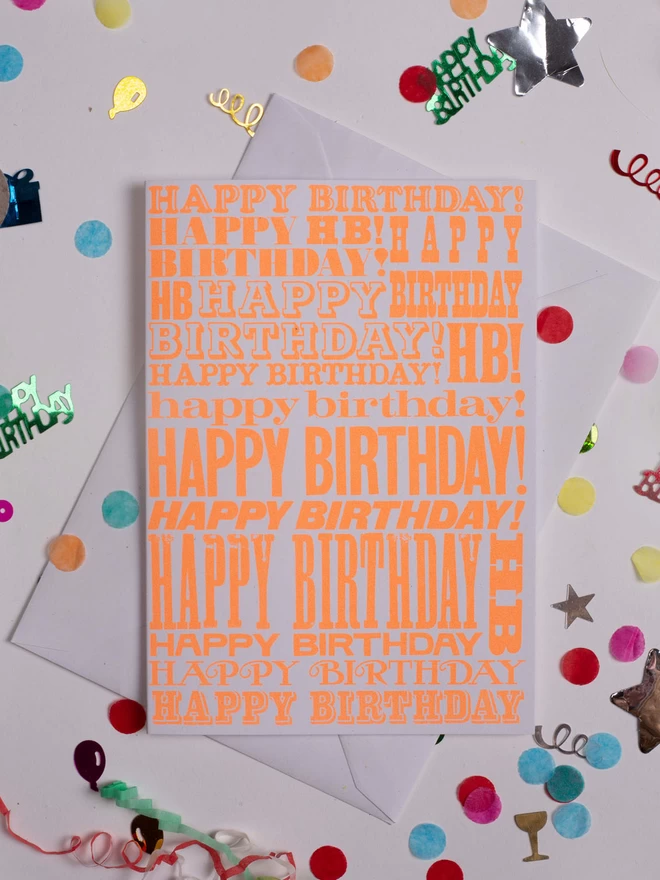 Happy Birthday Greetings Card