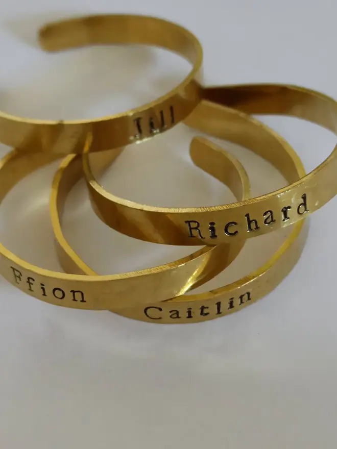 Personalised Napkin Ring Set