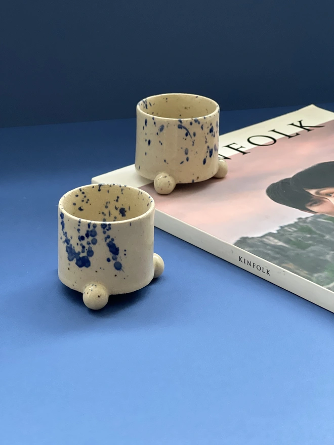 Ceramic Three Ball Leg Espresso Cup
