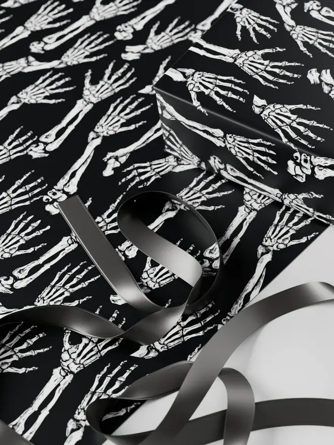 Skeleton Wrapping Paper 