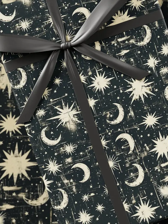 Moon & Stars Wrapping Paper